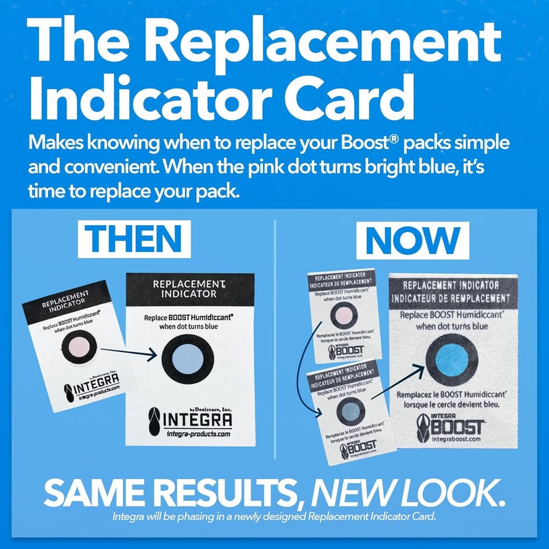 Integra Boost 62% RH Level - 8 Gram Size - Two-Way Humidity Control Pack - Includes Replacement Indicator Cards - Food Storage & Herbs Moisture Balancer for Up to 1oz (Pack of 6) - Image 3
